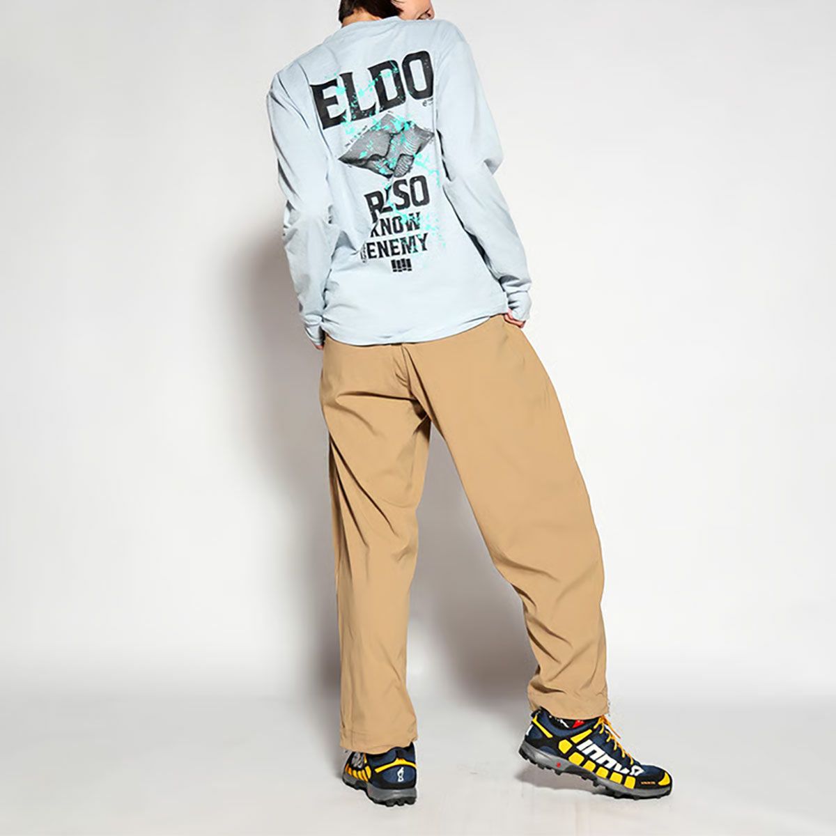 エルドレッソELDORESOランニングウェア長袖TシャツロンTSplashesLongTeeE1105025メンズレディースユニセックス25FA秋冬