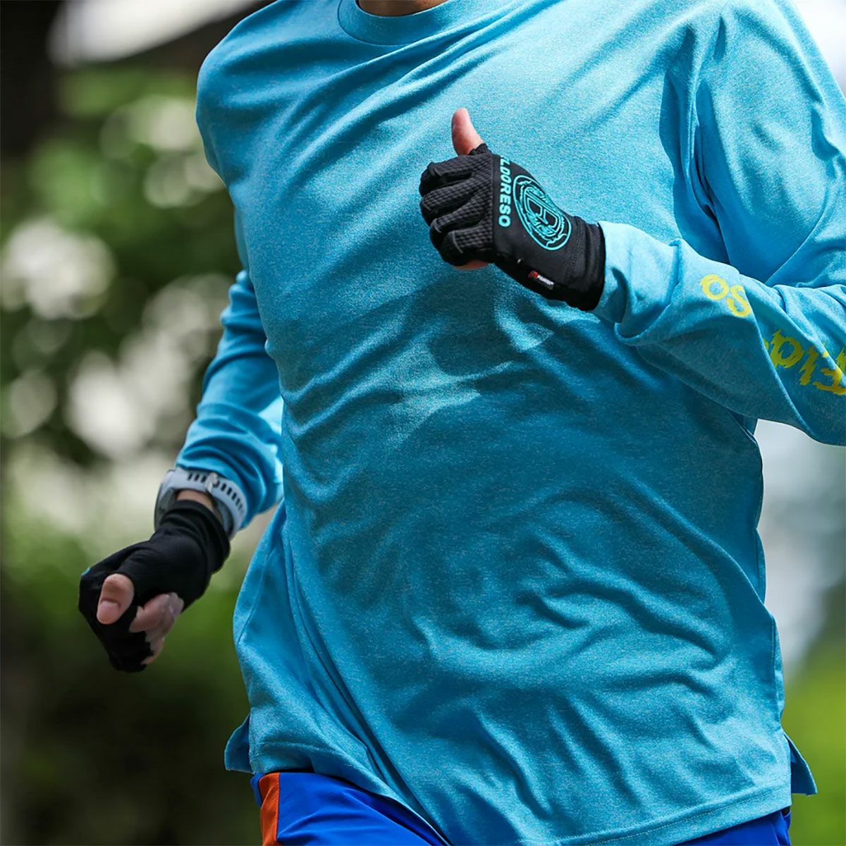 エルドレッソELDORESOランニンググローブ手袋Half-CutGlovesE7904325メンズレディースユニセックス25FA秋冬