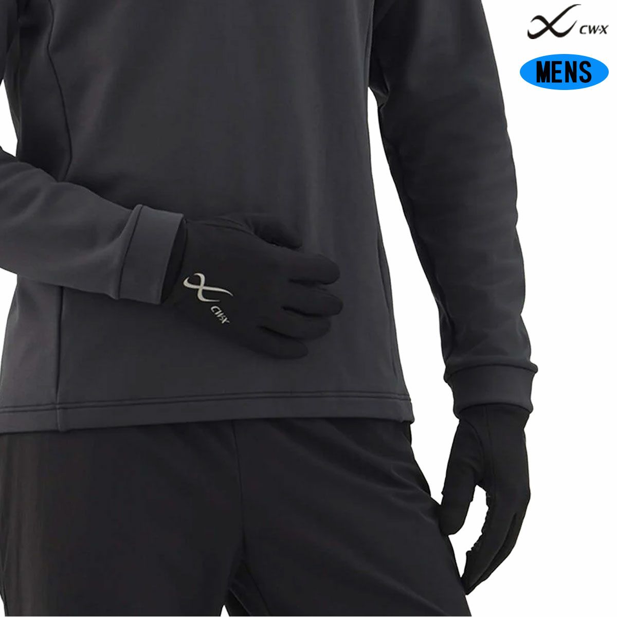 シーダブリュー・エックスCW-Xランニンググローブ手袋ホットグローブHYO550メンズ男性25HO秋冬