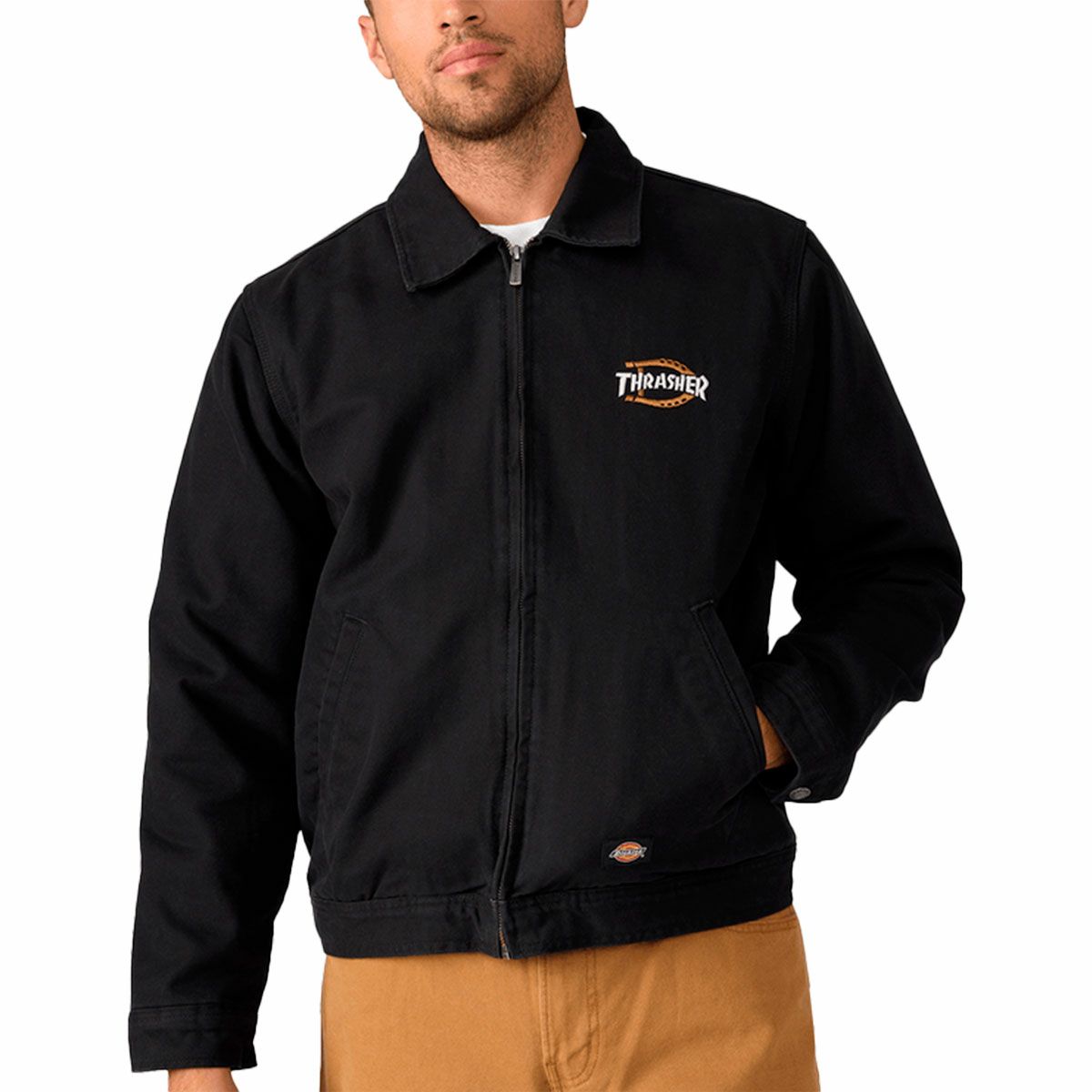 ディッキーズ DICKIES スケボースケートボードウェアアウタージャケットTHRASHERDICKIESJACKETDK0A88CEメンズレディースユニセックス25SP春夏