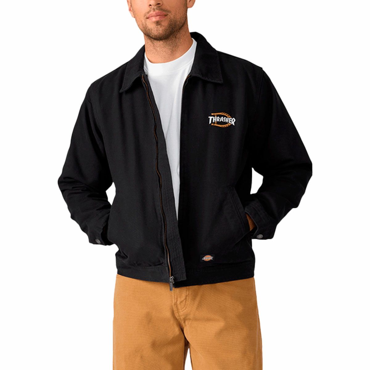 ディッキーズ DICKIES スケボースケートボードウェアアウタージャケットTHRASHERDICKIESJACKETDK0A88CEメンズレディースユニセックス25SP春夏