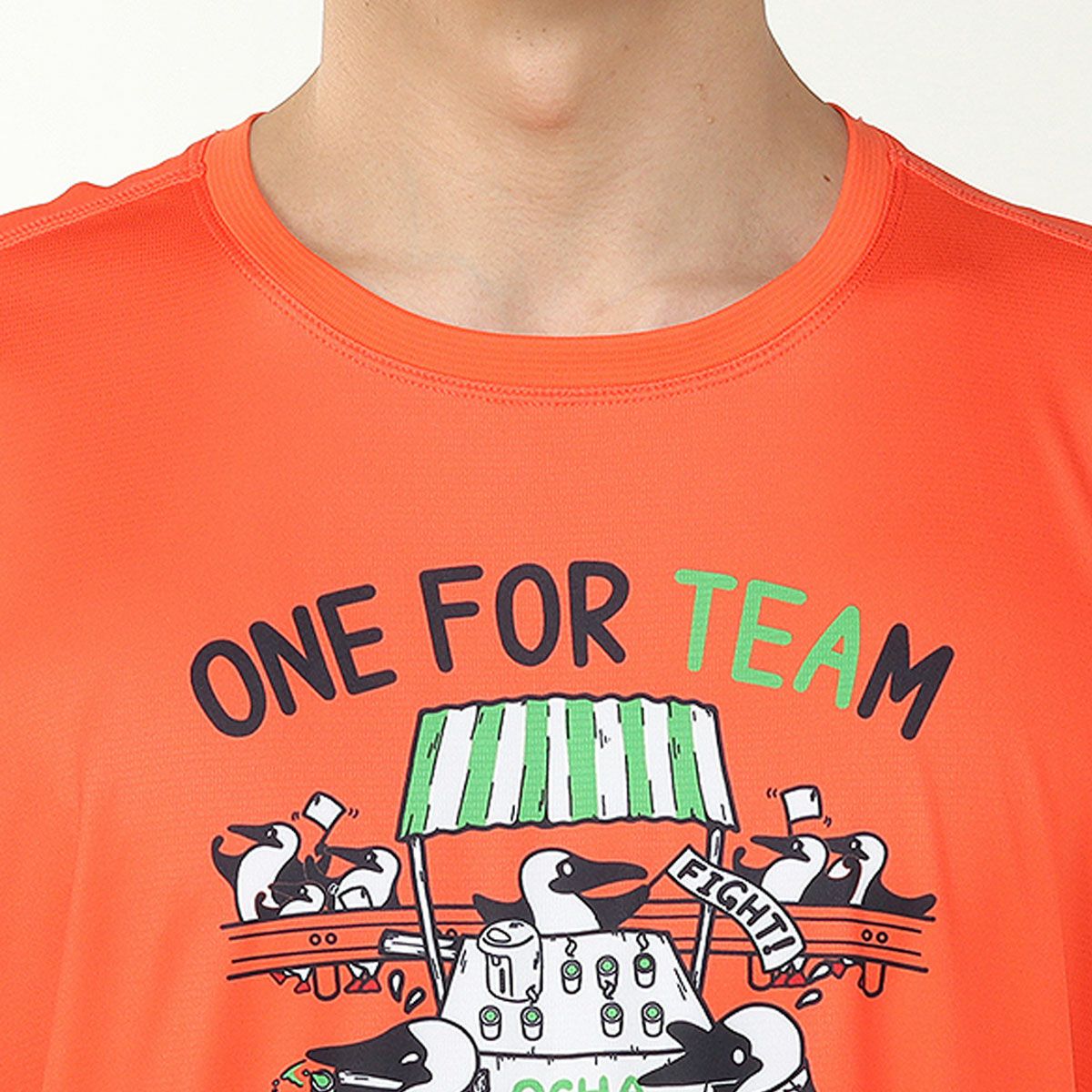 チャムスCHUMSランニングウェア半袖TシャツワンフォーチームTシャツOneForTeamT-ShirtCH01-2640メンズレディースユニセックス25FA秋冬