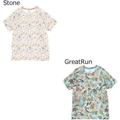 チャムスCHUMSランニングウェア半袖TシャツパターンドTシャツPatternedT-ShirtCH01-2641メンズレディースユニセックス25FA秋冬