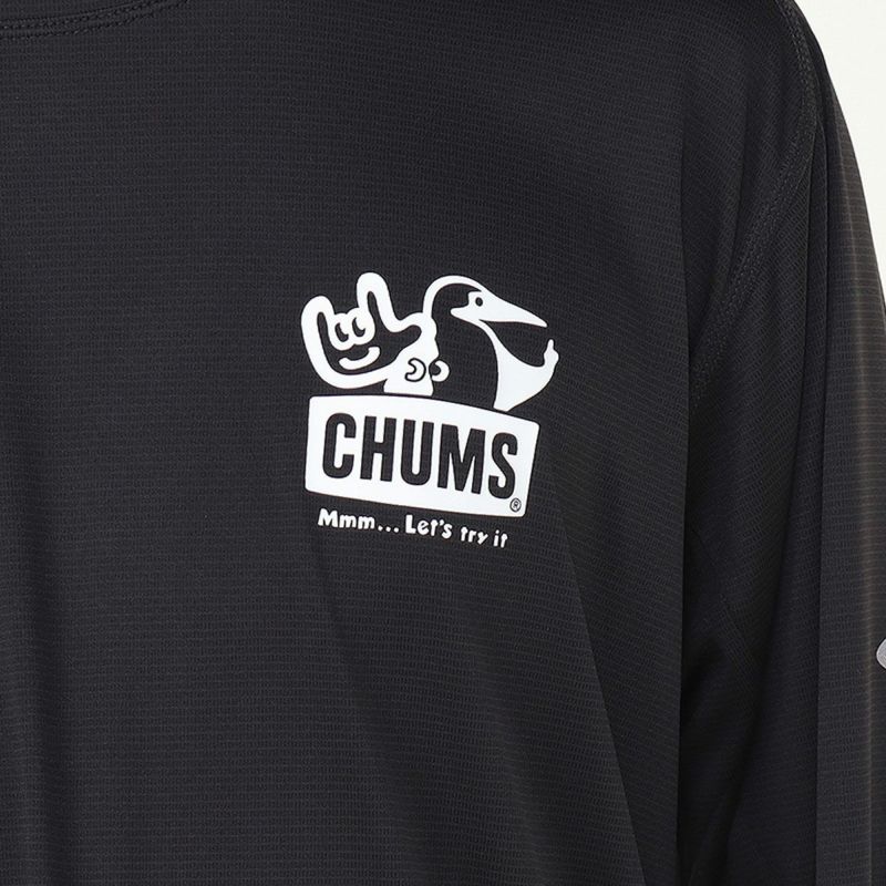 チャムスCHUMSランニングウェア長袖TシャツロンTチャムス×ミツカランニングロングスリーブTシャツCHUMSX3itsukaRunningL/SCH01-2644メンズレディースユニセックス25FA秋冬