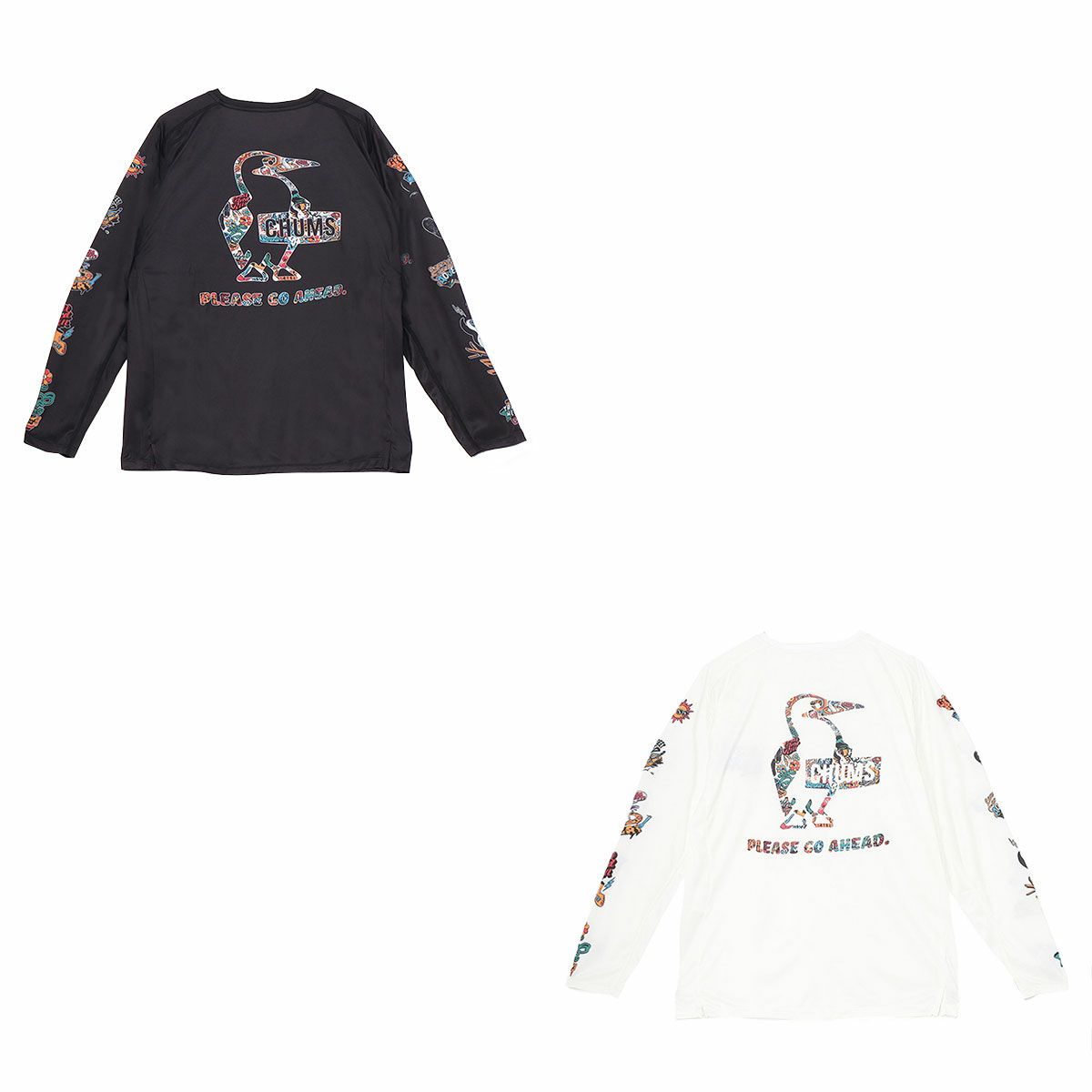 チャムスCHUMSランニングウェア長袖TシャツロンTゴーアヘッドロングスリーブTシャツGoAheadL/ST-ShirtCH01-2645メンズレディースユニセックス25FA秋冬