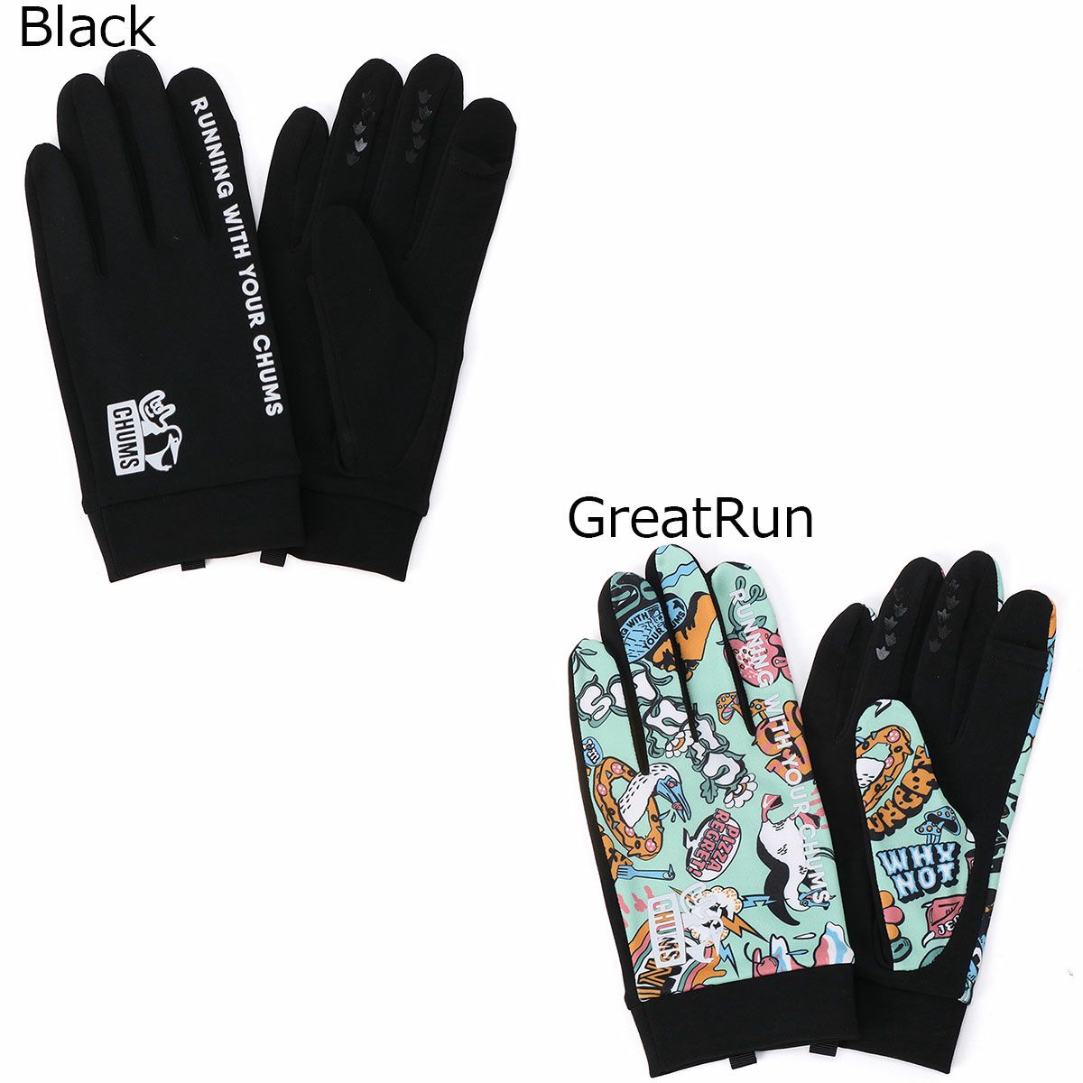 チャムスCHUMSランニンググローブ手袋チャムス×ミツカランニンググローブCHUMSX3itsukaRunningGloveCH09-1352メンズレディースユニセックス25FA秋冬