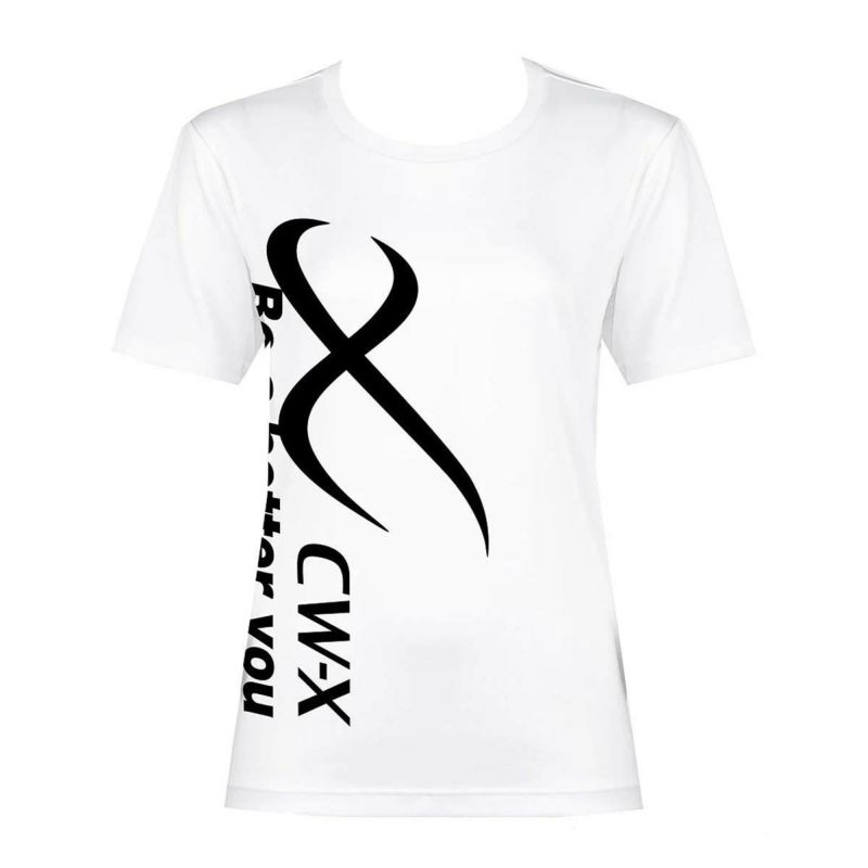 シーダブリュー・エックスCW-Xランニングウェア半袖TシャツメッシュシャツDLR235-IVメンズレディースユニセックス25FA秋冬