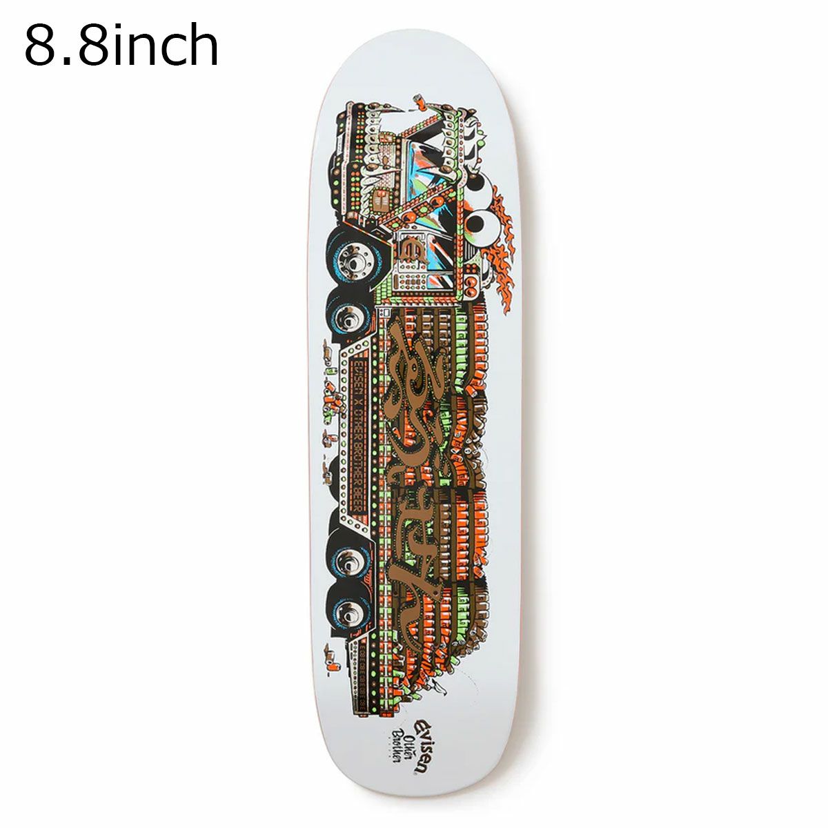 エビセンEVISENスケボースケートボードデッキ板DECO-TRUCK/EVISENxOTHERBROTHERBEER8.8EVI29-09