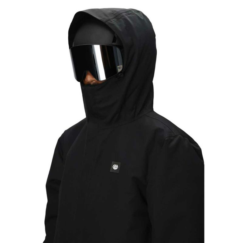 シックスエイトシックス686スノボースノボスノーボードウェアジャケットFOUNDATIONINSULATEDJACKETM5WN155-BLKメンズ男性25-26
