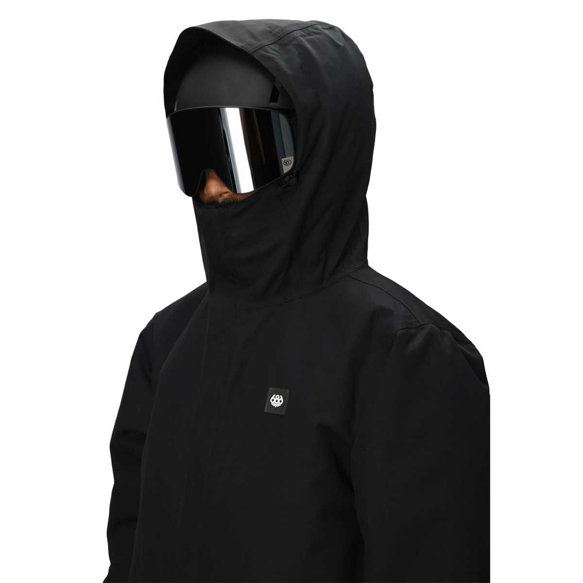 シックスエイトシックス686スノボースノボスノーボードウェアジャケットFOUNDATIONINSULATEDJACKETM5WN155-BLKメンズ男性25-26