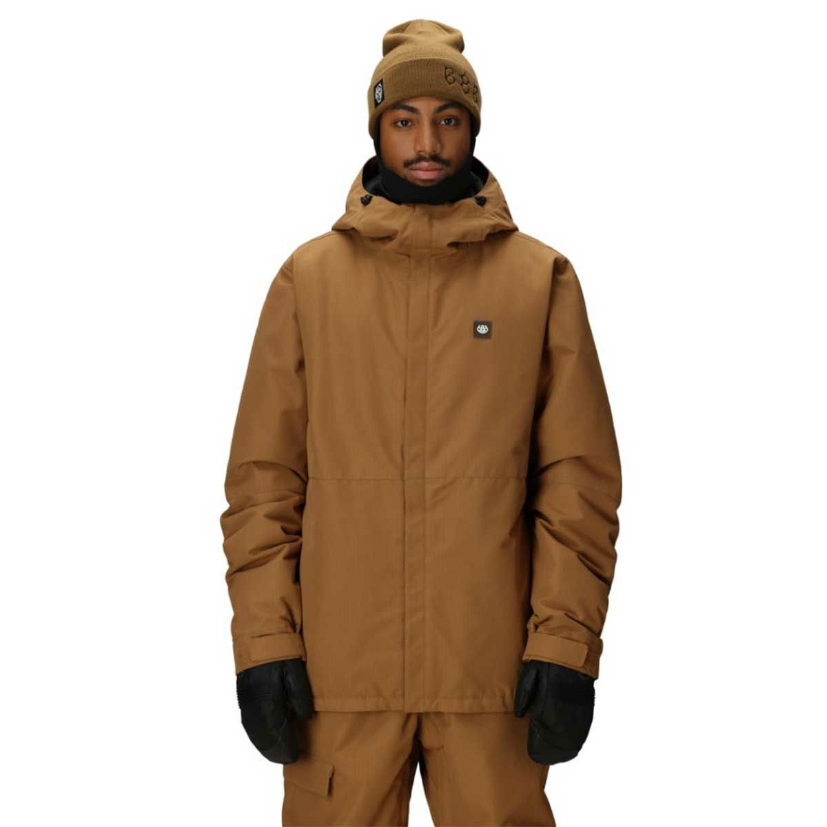 シックスエイトシックス686スノボースノボスノーボードウェアジャケットFOUNDATIONINSULATEDJACKETM5WN155-CARBメンズ男性25-26