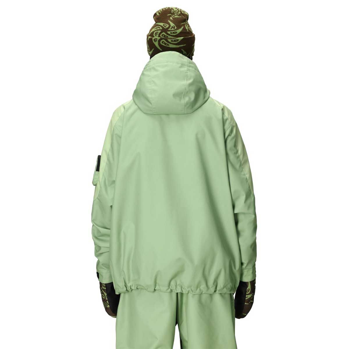 シックスエイトシックス686スノボースノボスノーボードウェアジャケットHUFDOUBLEHSHELLJACKETM5WN160-HGRNメンズ男性25-26