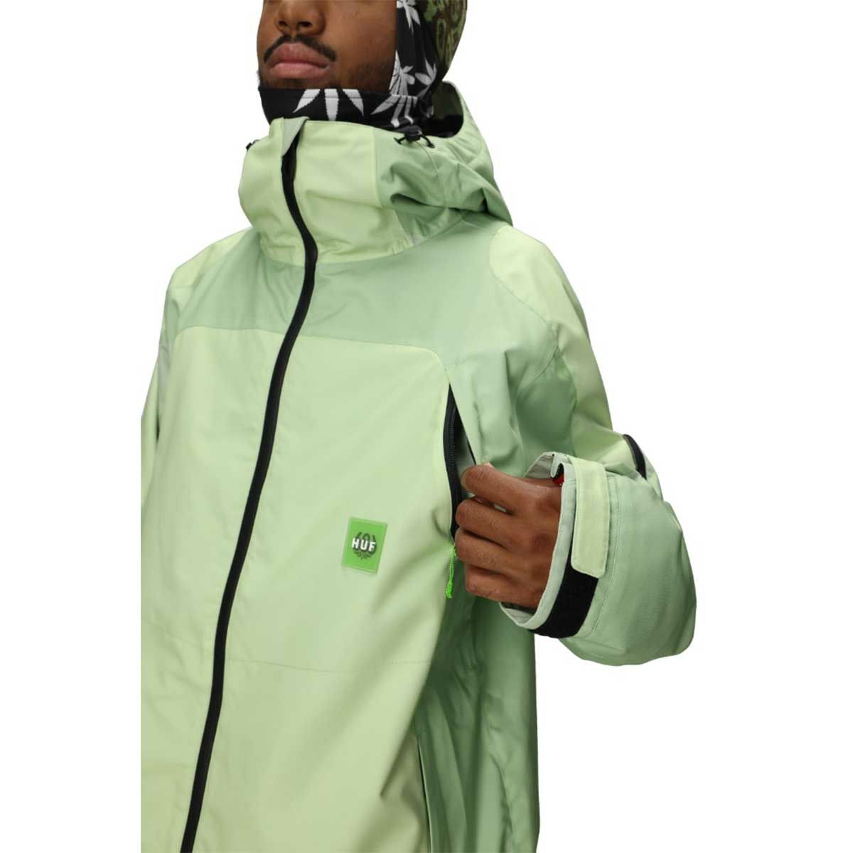 シックスエイトシックス686スノボースノボスノーボードウェアジャケットHUFDOUBLEHSHELLJACKETM5WN160-HGRNメンズ男性25-26