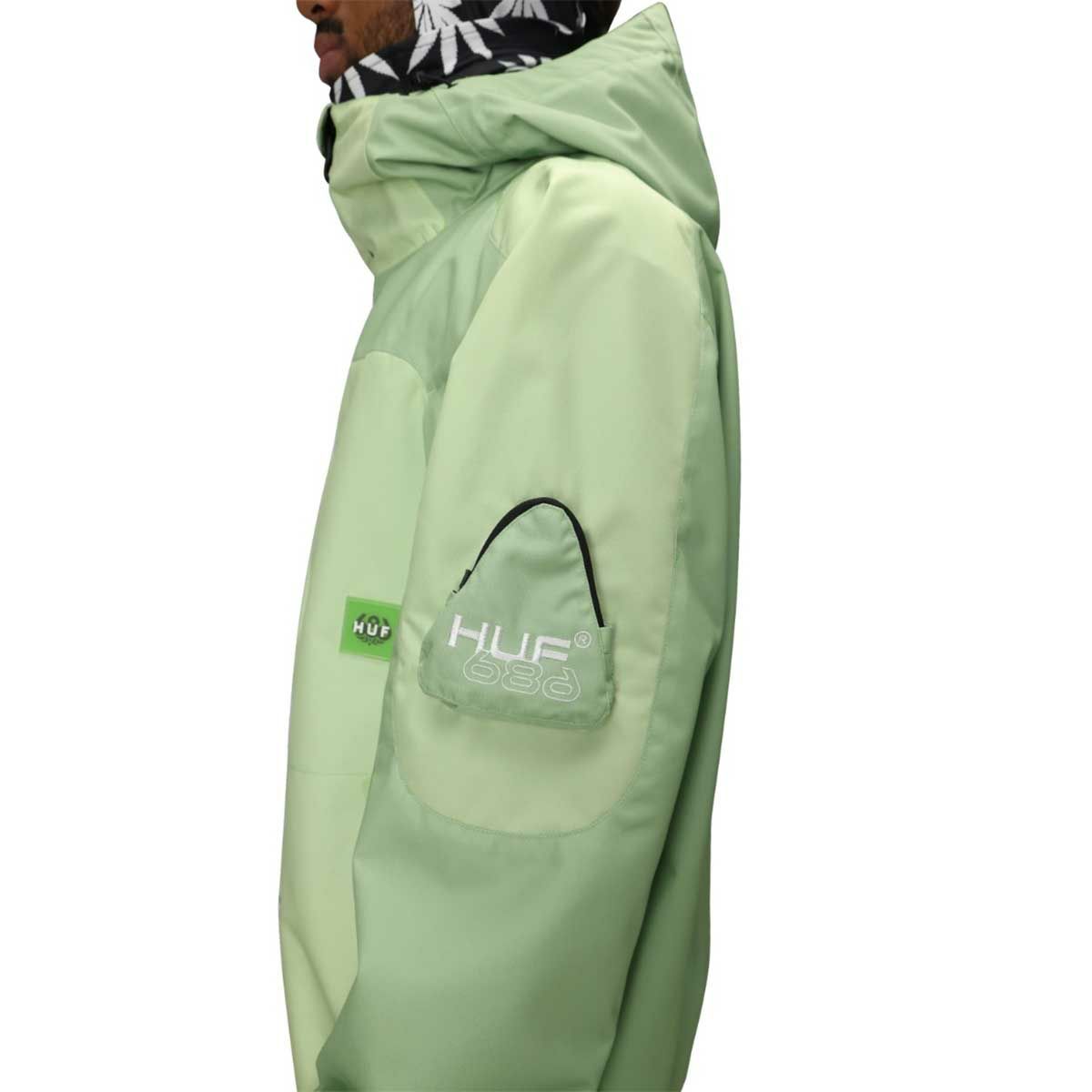 シックスエイトシックス686スノボースノボスノーボードウェアジャケットHUFDOUBLEHSHELLJACKETM5WN160-HGRNメンズ男性25-26