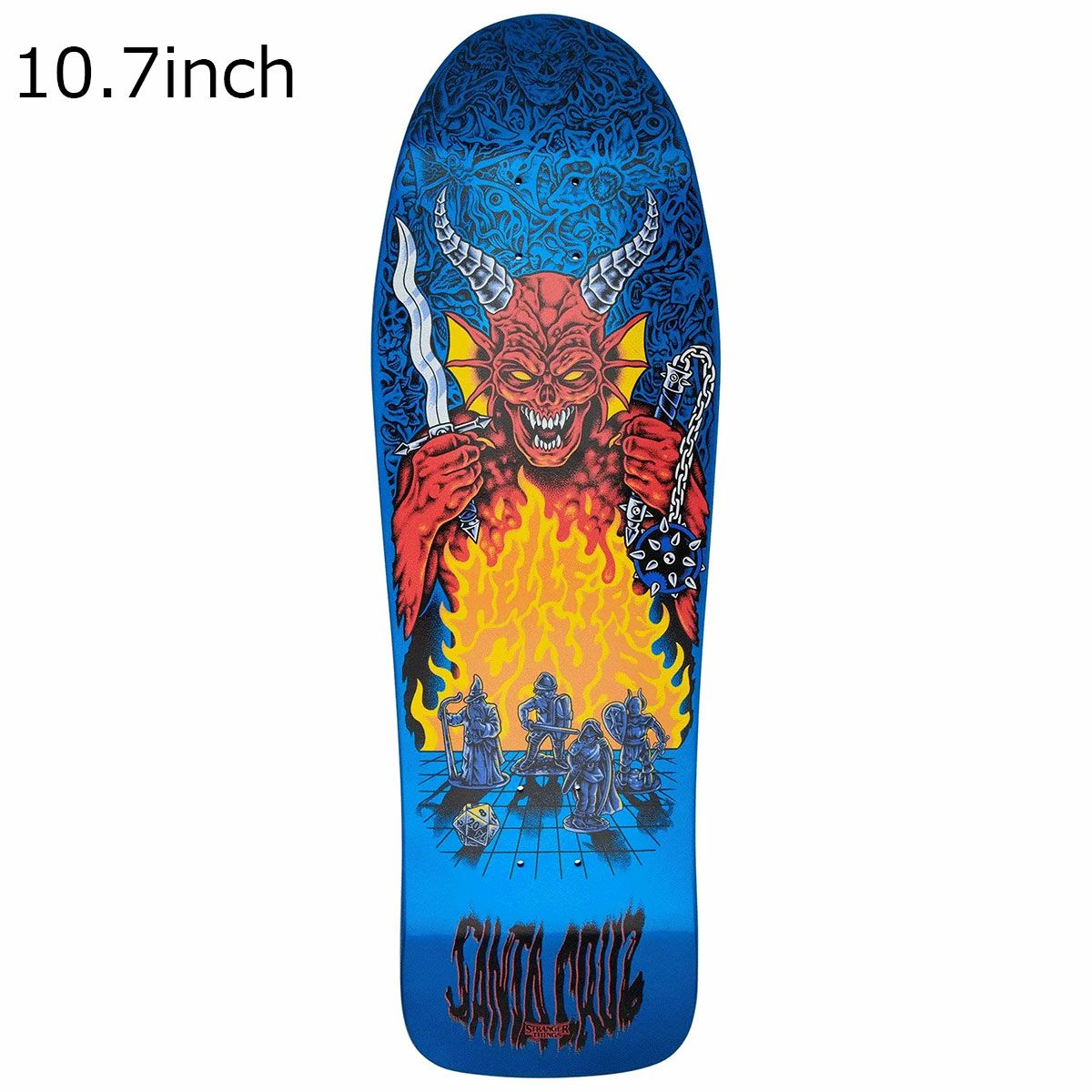 サンタクルーズSANTACRUZスケボースケートボードデッキ板STRANGERTHINGSKNOXHELLFIREPIT10.731021655