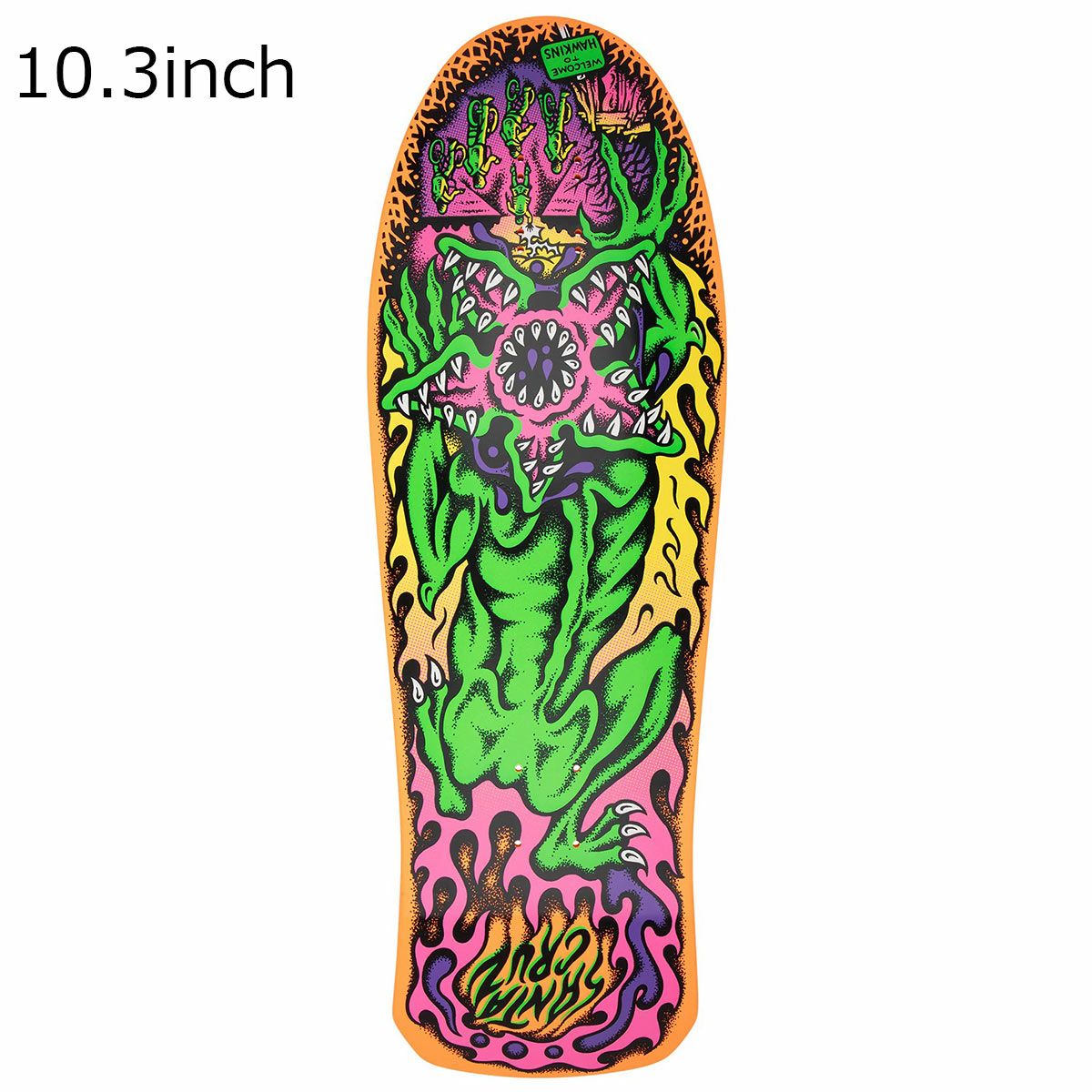 サンタクルーズSANTACRUZスケボースケートボードデッキ板STRANGERTHINGSSALBADEMOGORGON10.331021656