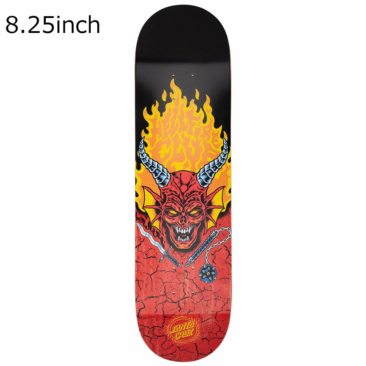 サンタクルーズSANTACRUZスケボースケートボードデッキ板STRANGERTHINGSHELLFIRECLUB8.2531021657