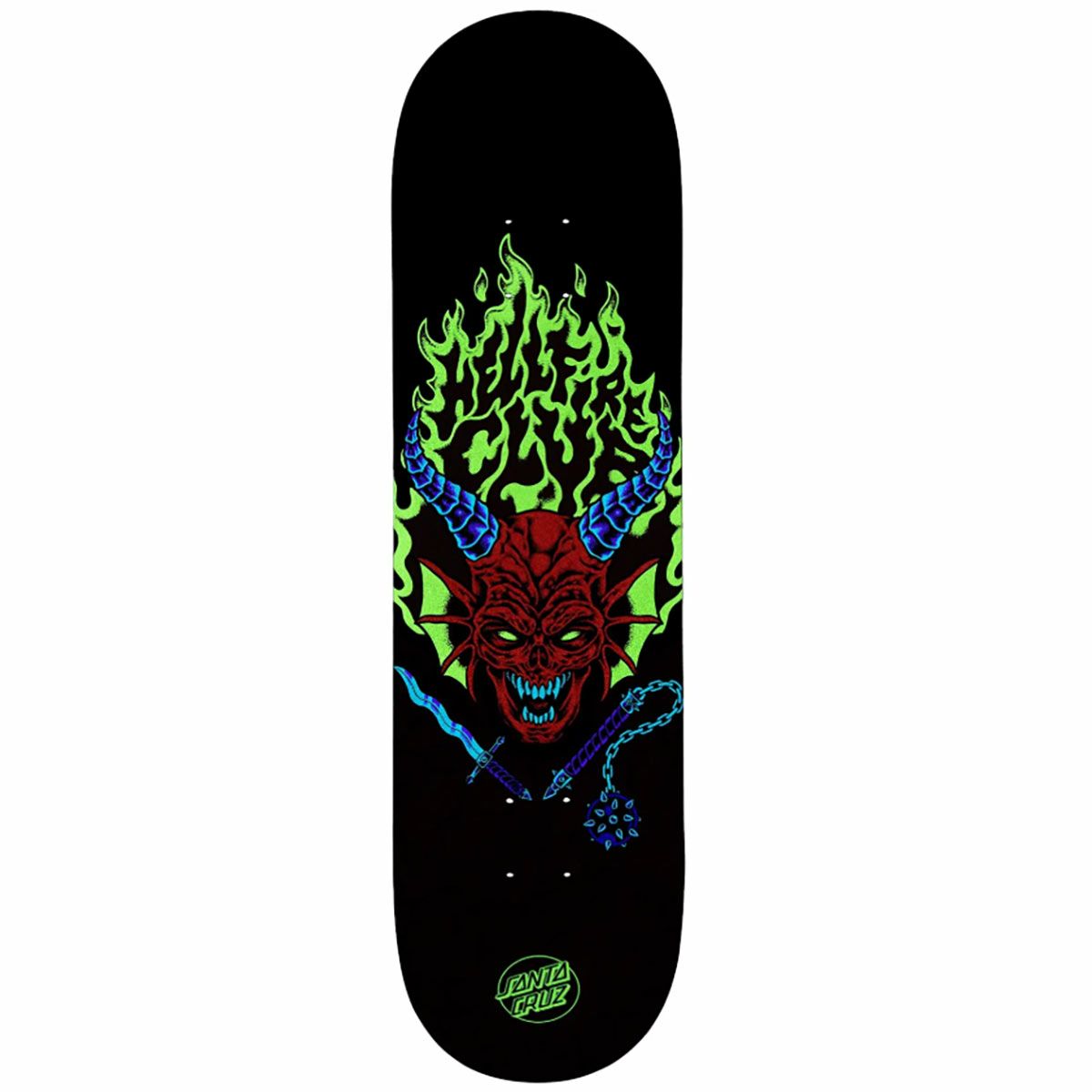 サンタクルーズSANTACRUZスケボースケートボードデッキ板STRANGERTHINGSHELLFIRECLUB8.2531021657