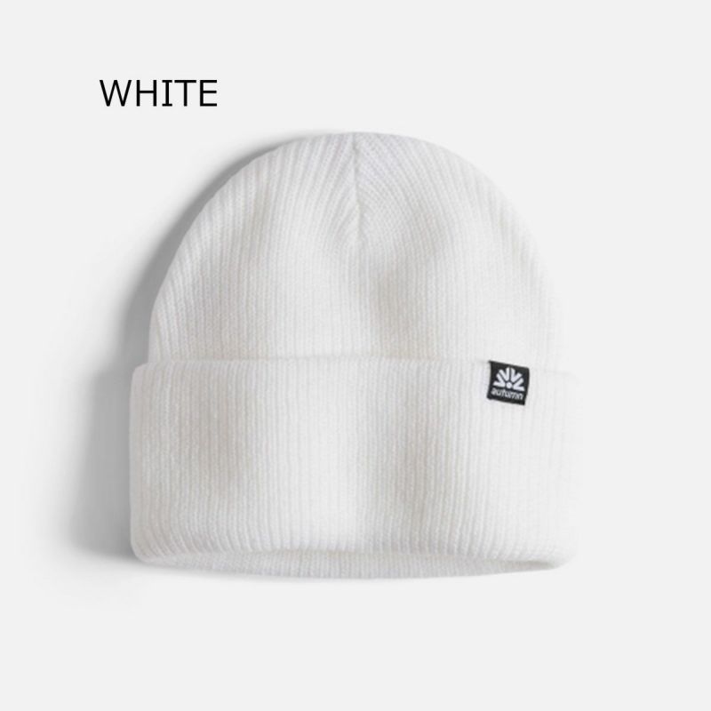 オータム autumn 25-26 SIMPLE SOLID ニット帽 ビーニー A26010