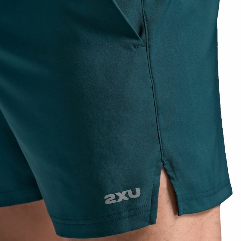 2XUツータイムズユーランニングウェアボトムスショートハーフパンツ短パンエアロ5インチショート2.0Aero5InchShortsMR6903B-DKMSRFメンズ男性25FA秋冬
