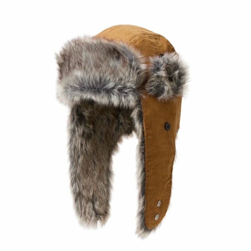 ニューエラNEWERAスノボースノボスノーボード帽子キャップトラッパーコーデュロイウィートTRAPPERCORDUROYWHEAT14667625メンズレディースユニセックス25-26