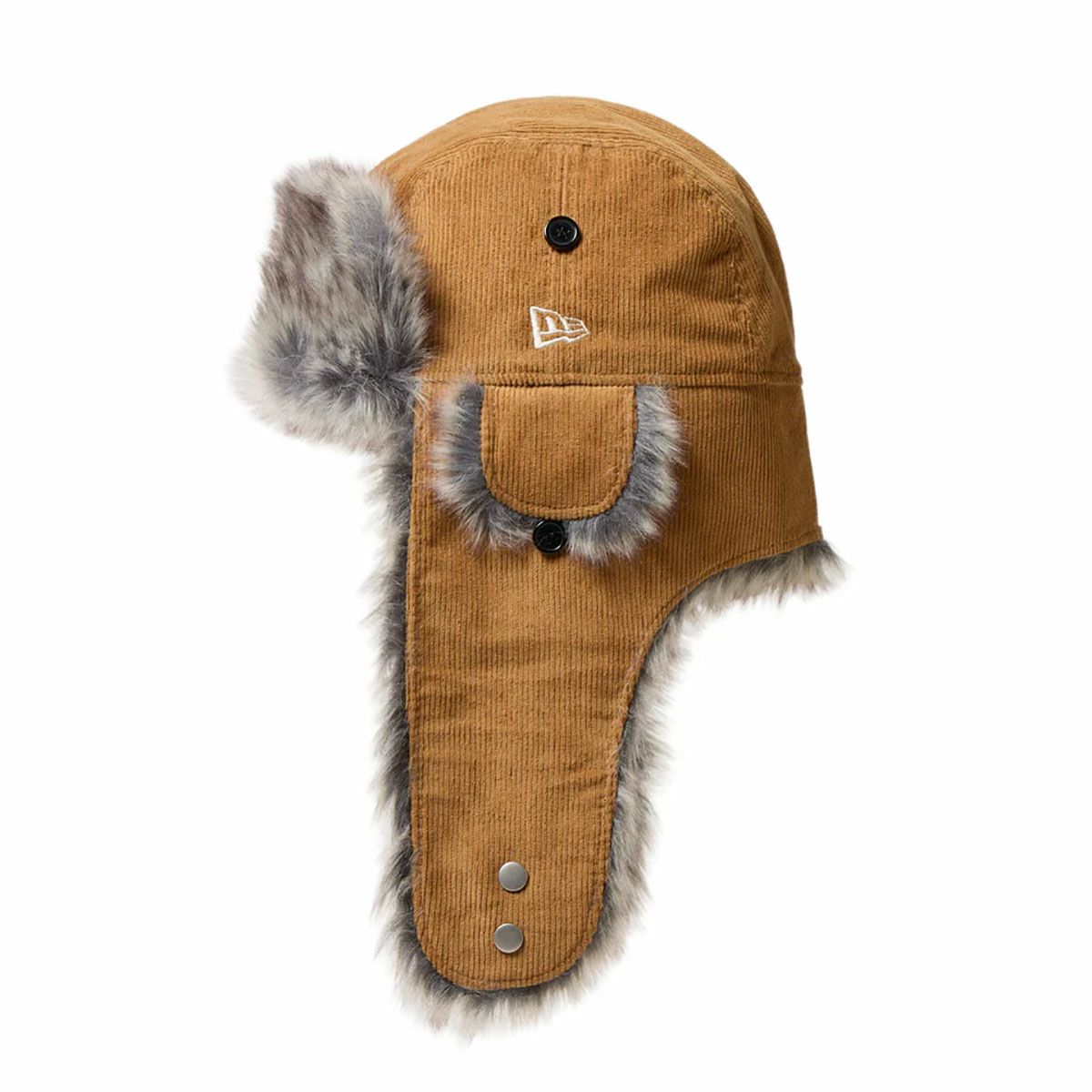 ニューエラNEWERAスノボースノボスノーボード帽子キャップトラッパーコーデュロイウィートTRAPPERCORDUROYWHEAT14667625メンズレディースユニセックス25-26