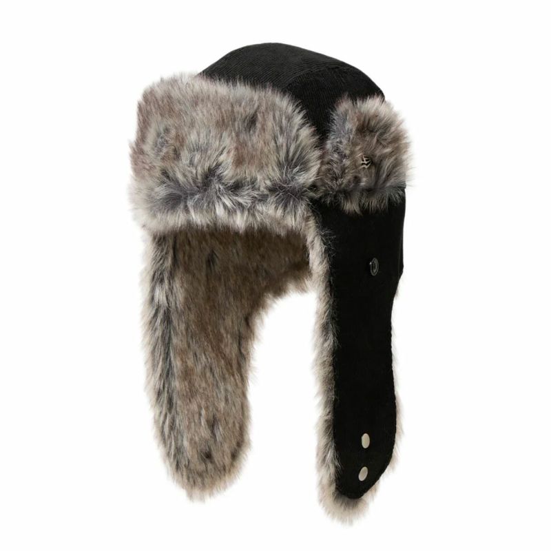 ニューエラNEWERAスノボースノボスノーボード帽子キャップトラッパーコーデュロイブラックTRAPPERCORDUROYBLACK14667627メンズレディースユニセックス25-26