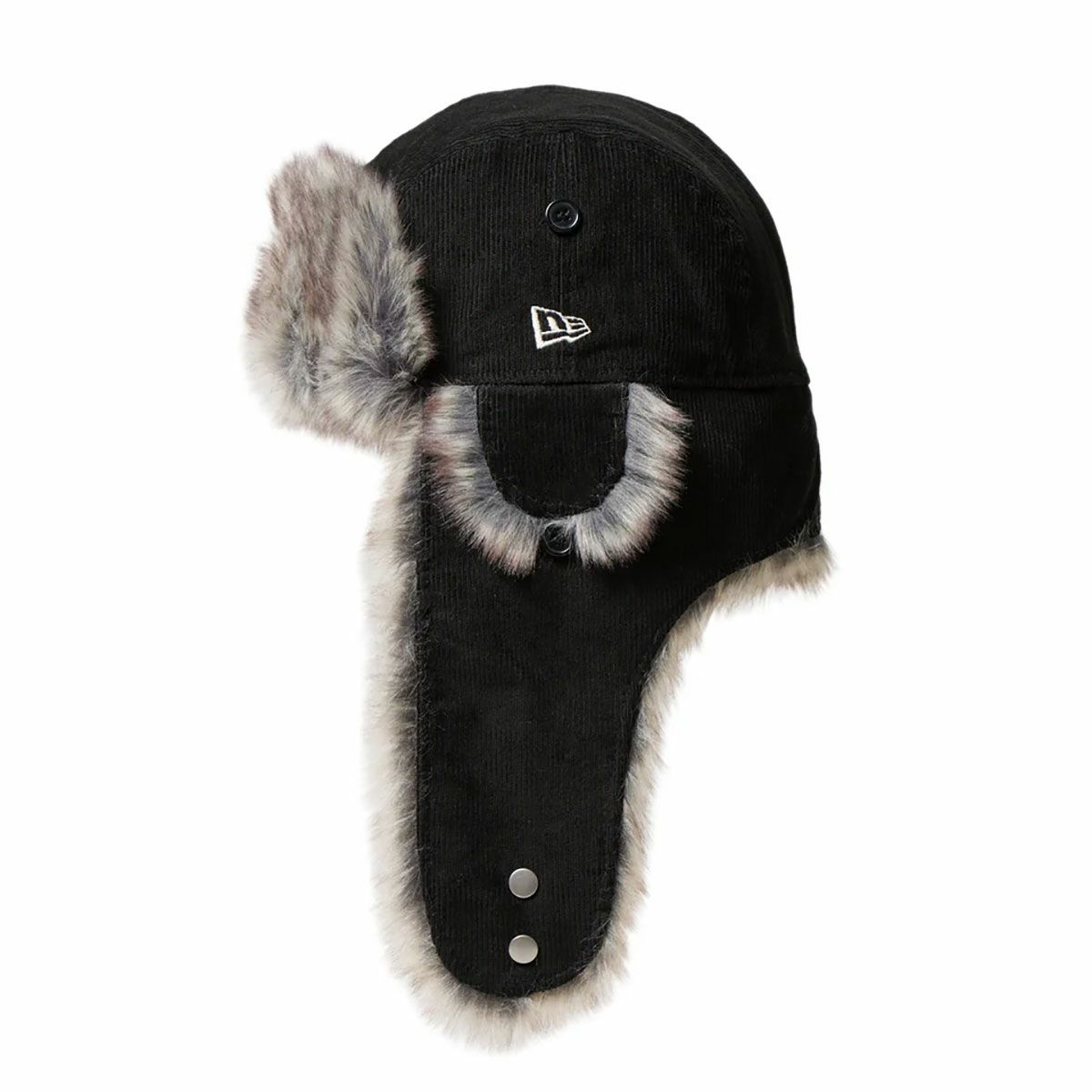 ニューエラNEWERAスノボースノボスノーボード帽子キャップトラッパーコーデュロイブラックTRAPPERCORDUROYBLACK14667627メンズレディースユニセックス25-26