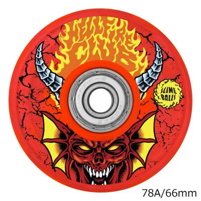 サンタクルーズSANTACRUZスケボースケートボードウィールSlimeBallsSTRANGERTHINGSHELLFIRECLUBLIGHTUPS3302051025FA秋冬