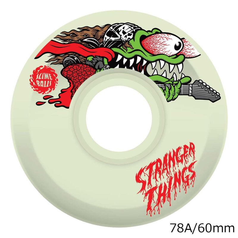 STRANGER THINGS SLIMEBALL 60mm 78Aウィール サンタクルーズ SANTACRUZ Slime Balls STRANGER THINGS MEEK SLASHER