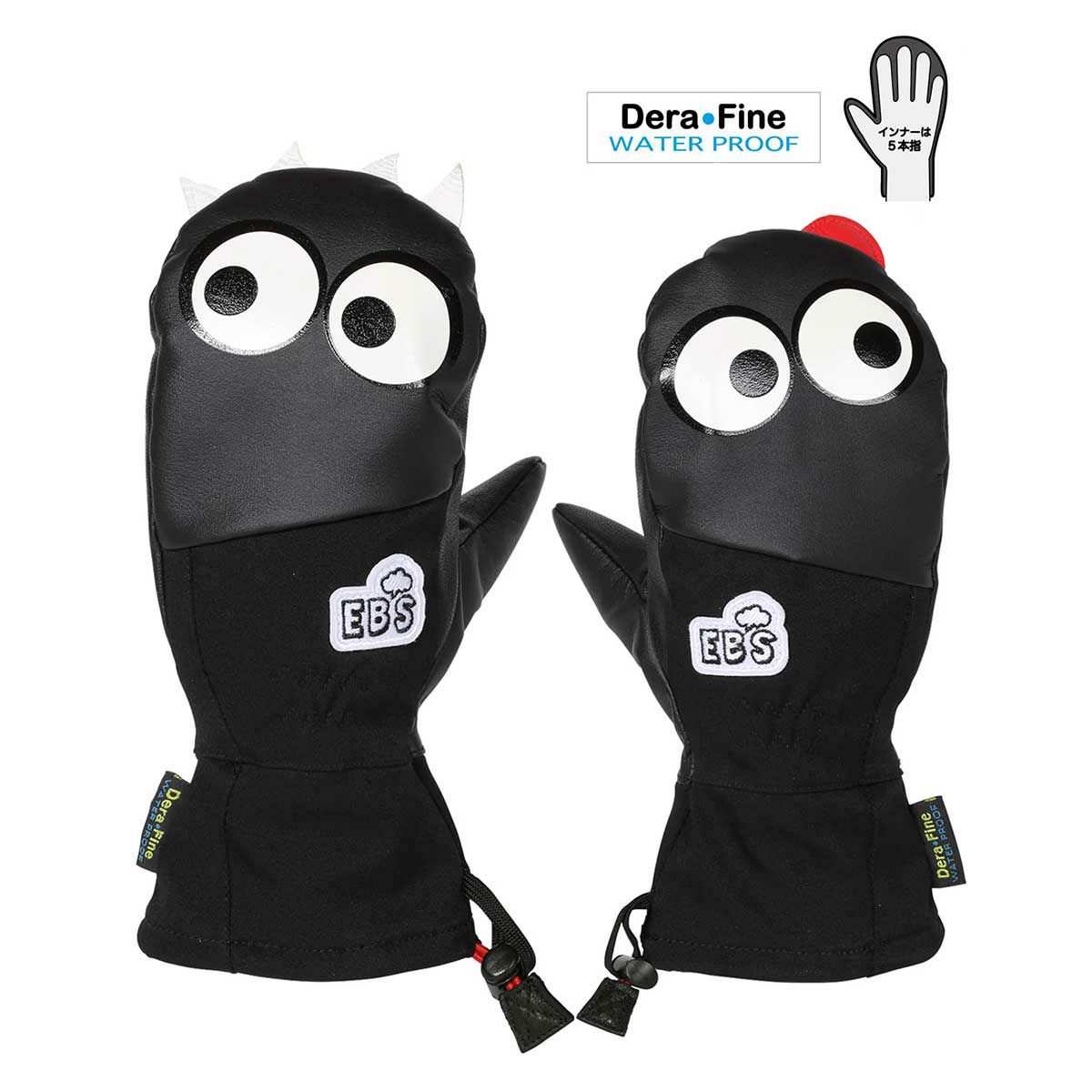エビスeb'sスノボースノボスノーボードグローブ手袋ケモノジュニアKEMONOJR4500903ジュニアキッズ子ども男の子女の子25-26
