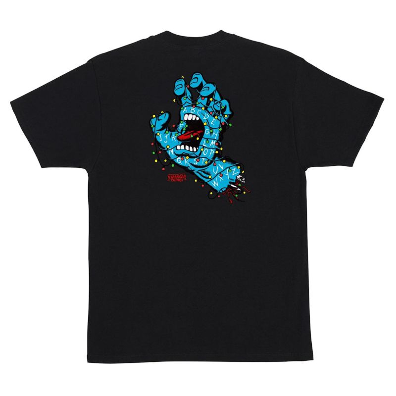 サンタクルーズSANTACRUZスケボースケートボードウェア半袖TシャツSTRANGERTHINGSSCREAMINGLIGHTSS/ST-SHIRTストレンジャーシングス510255404メンズ男性25FA秋冬