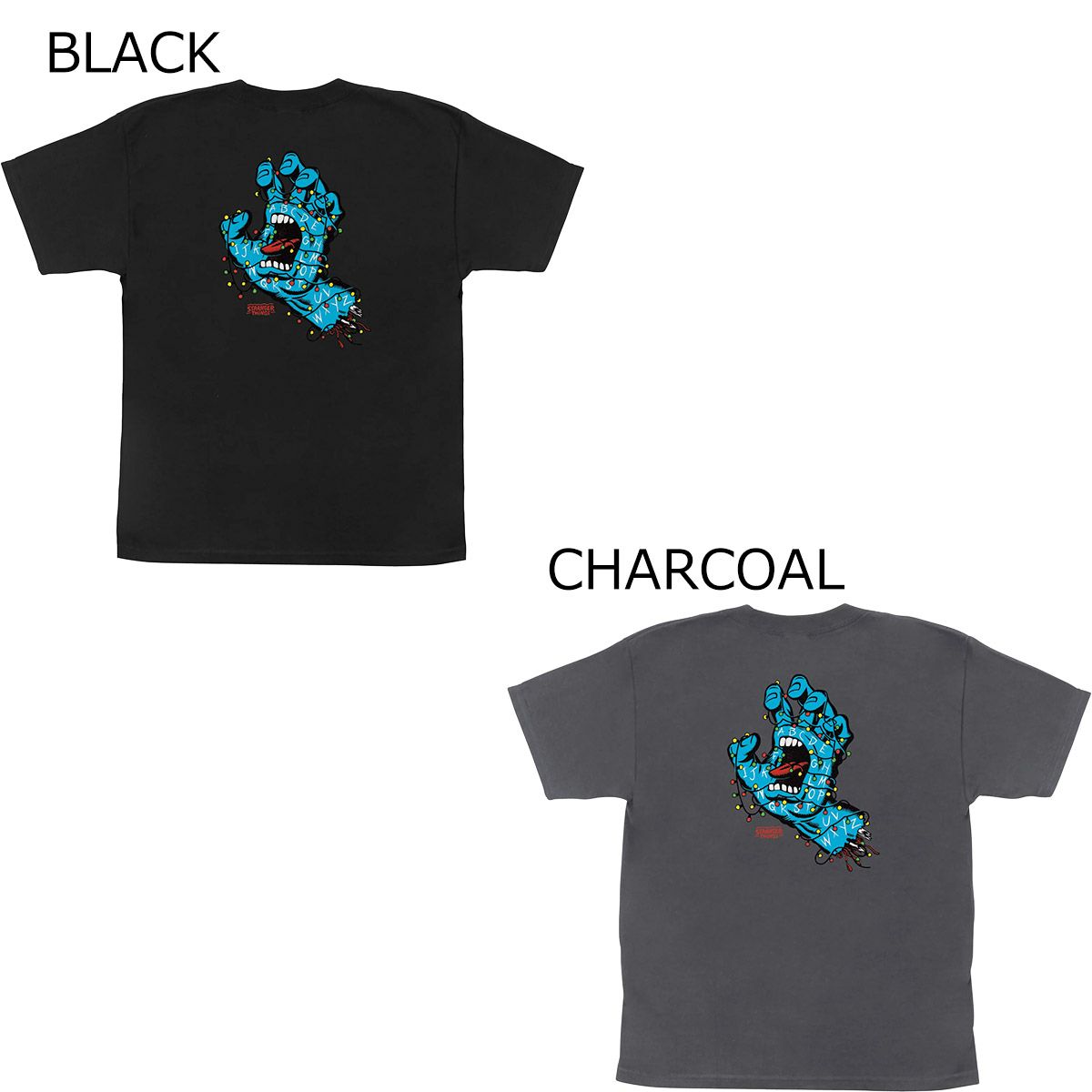 サンタクルーズSANTACRUZスケボースケートボードウェア半袖TシャツSTRANGERTHINGSSCREAMINGLIGHTSS/ST-SHIRTストレンジャーシングス510255406ジュニアキッズ子ども男の子女の子25FA秋冬