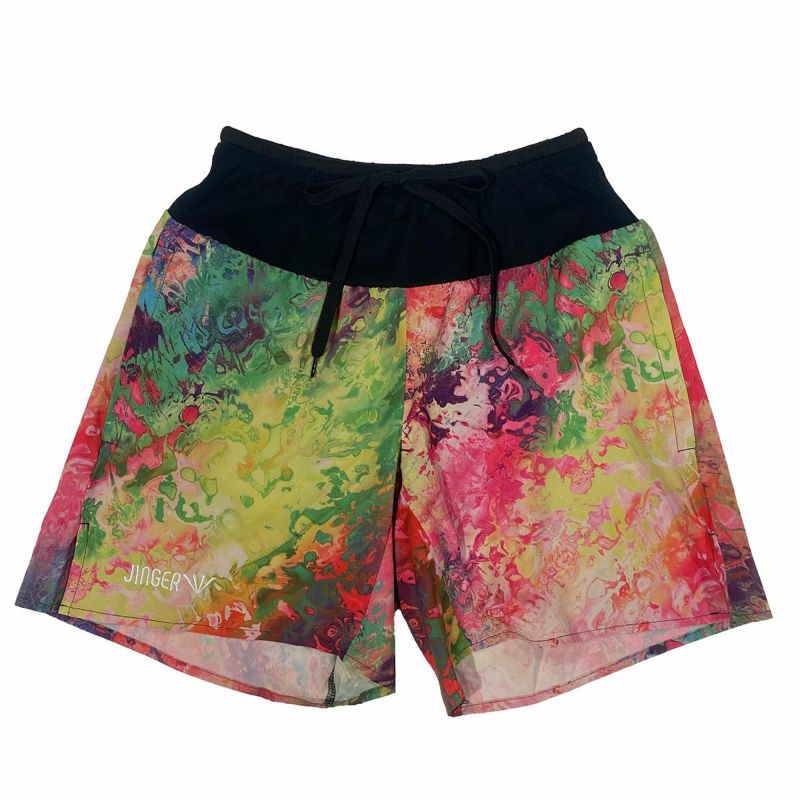 ジンガーJINGERランニングウェアボトムスショートハーフパンツ短パンマルチポケット付きランニングパンツJ-2067-REDメンズレディースユニセックス25HO秋冬