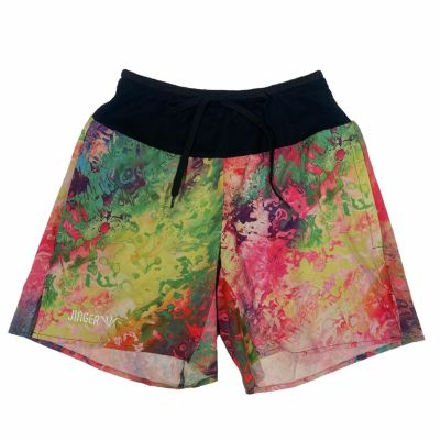 ジンガーJINGERランニングウェアボトムスショートハーフパンツ短パンマルチポケット付きランニングパンツJ-2067-REDメンズレディースユニセックス25HO秋冬