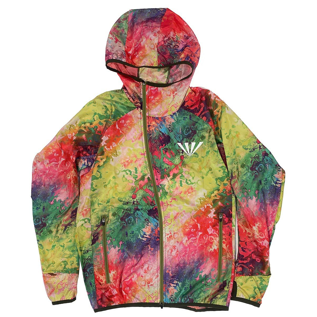 ジンガーJINGERランニングウェアアウタージャケットフーデットランニングジャケットJ-3009-REDメンズレディースユニセックス25HO秋冬