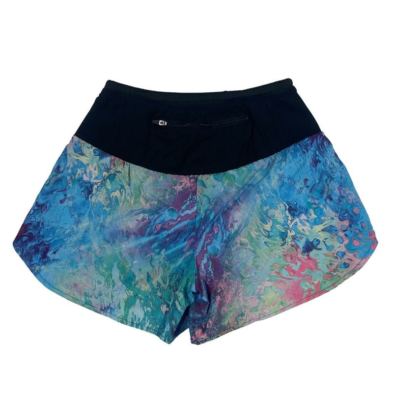 ジンガーJINGERランニングウェアボトムスショートハーフパンツ短パンマルチポケット付きランニングパンツJF-2068-BLUレディース女性25HO秋冬