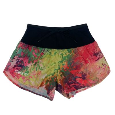 ジンガーJINGERランニングウェアボトムスショートハーフパンツ短パンマルチポケット付きランニングパンツJF-2068-REDレディース女性25HO秋冬