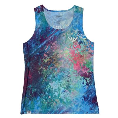 ジンガーJINGERランニングウェアノースリーブタンクトップランニングタンクトップJF-4029-BLUレディース女性25HO秋冬