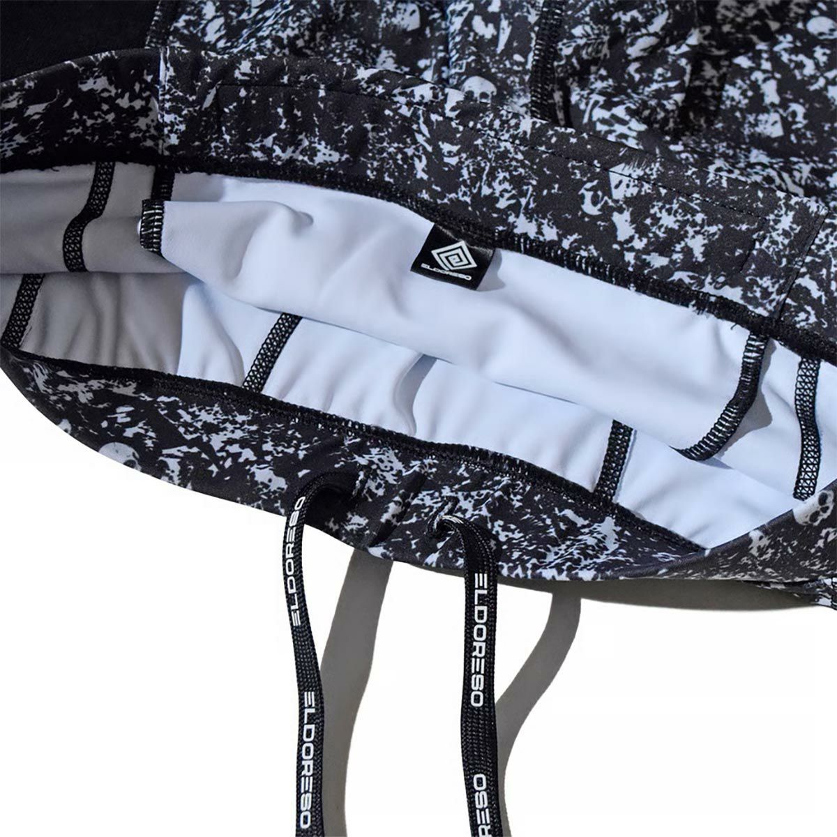 エルドレッソELDORESOランニングウェアボトムスショートハーフパンツ短パンJoshuaMiddleSpatE2406325メンズレディースユニセックス25FA秋冬