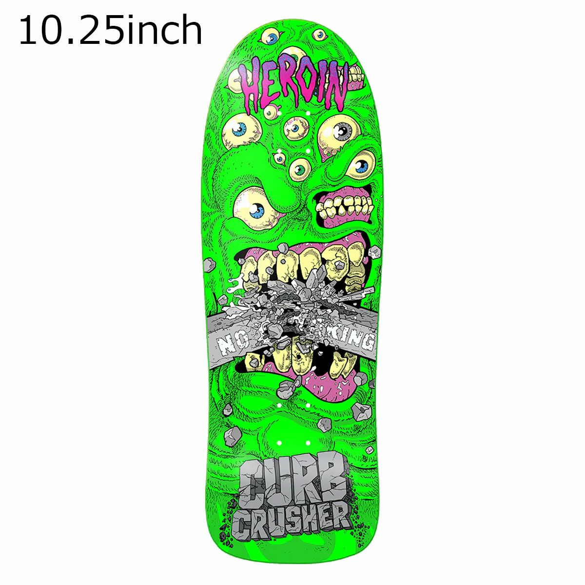 ヘロインHEROINスケボースケートボードデッキ板CurbCrusherChompDeck10.2506-01-0754
