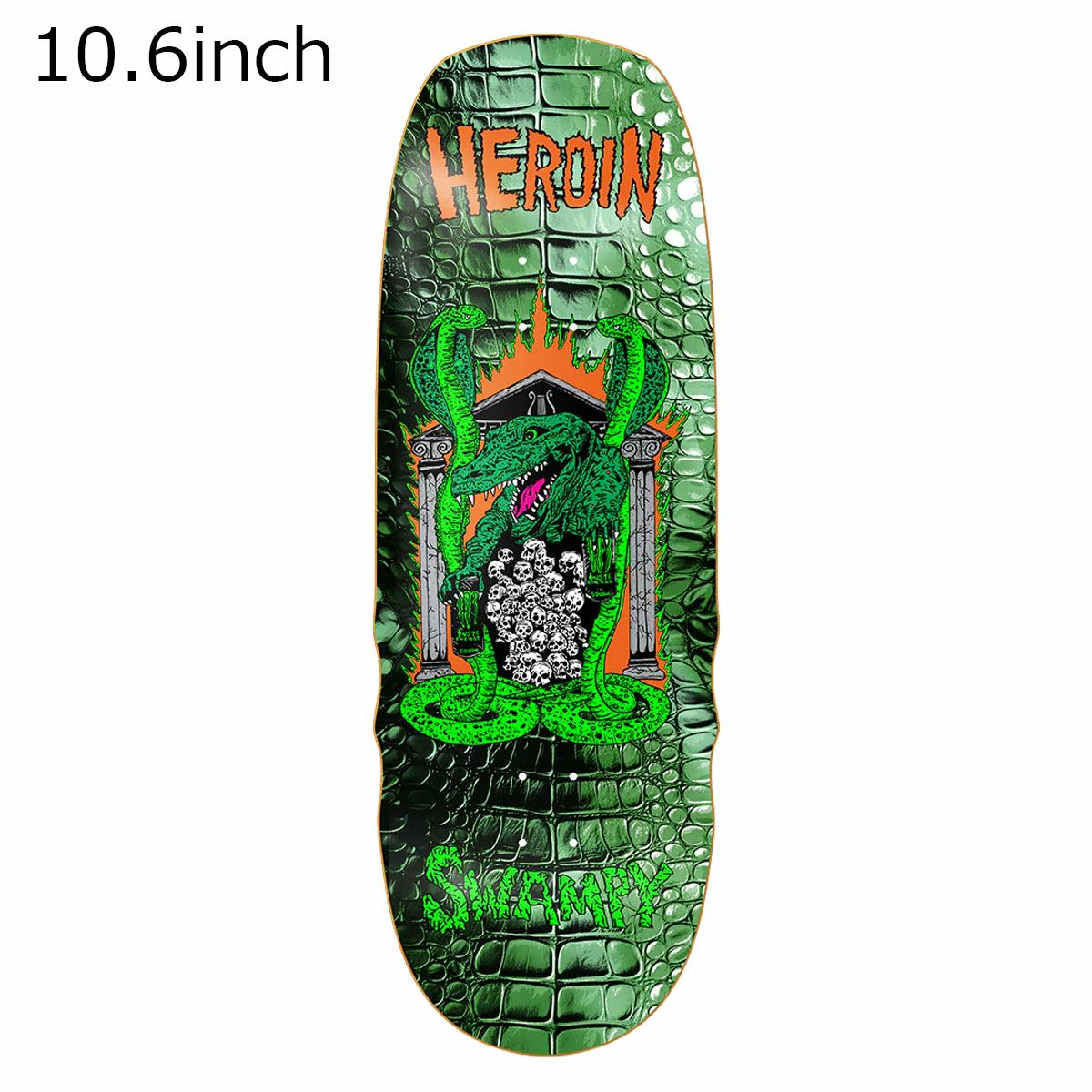 ヘロインHEROINスケボースケートボードデッキ板SwampyKnockOffDeck10.606-01-0758