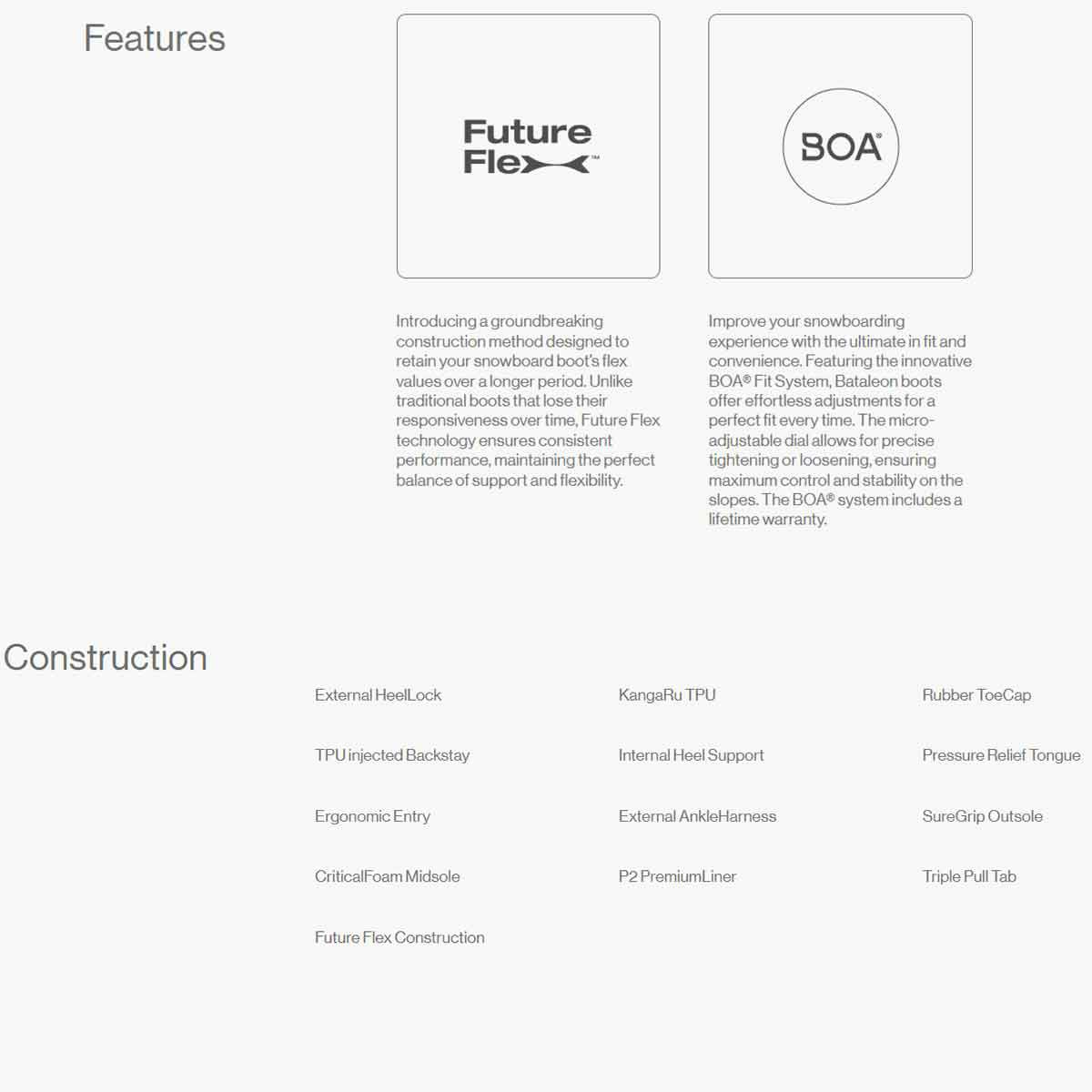 バタレオンBATALEONスノボースノボスノーボードブーツRaveRAVEBOA-2526メンズ男性25-26