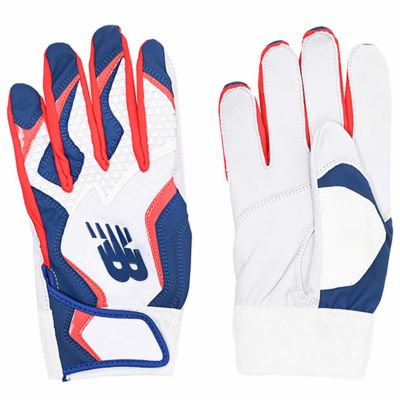 ニューバランスNewBalanceベースボール野球ソフトボールグローブ手袋ユースバッティンググローブLAG45602-WTBジュニアキッズ子ども男の子女の子25HO秋冬