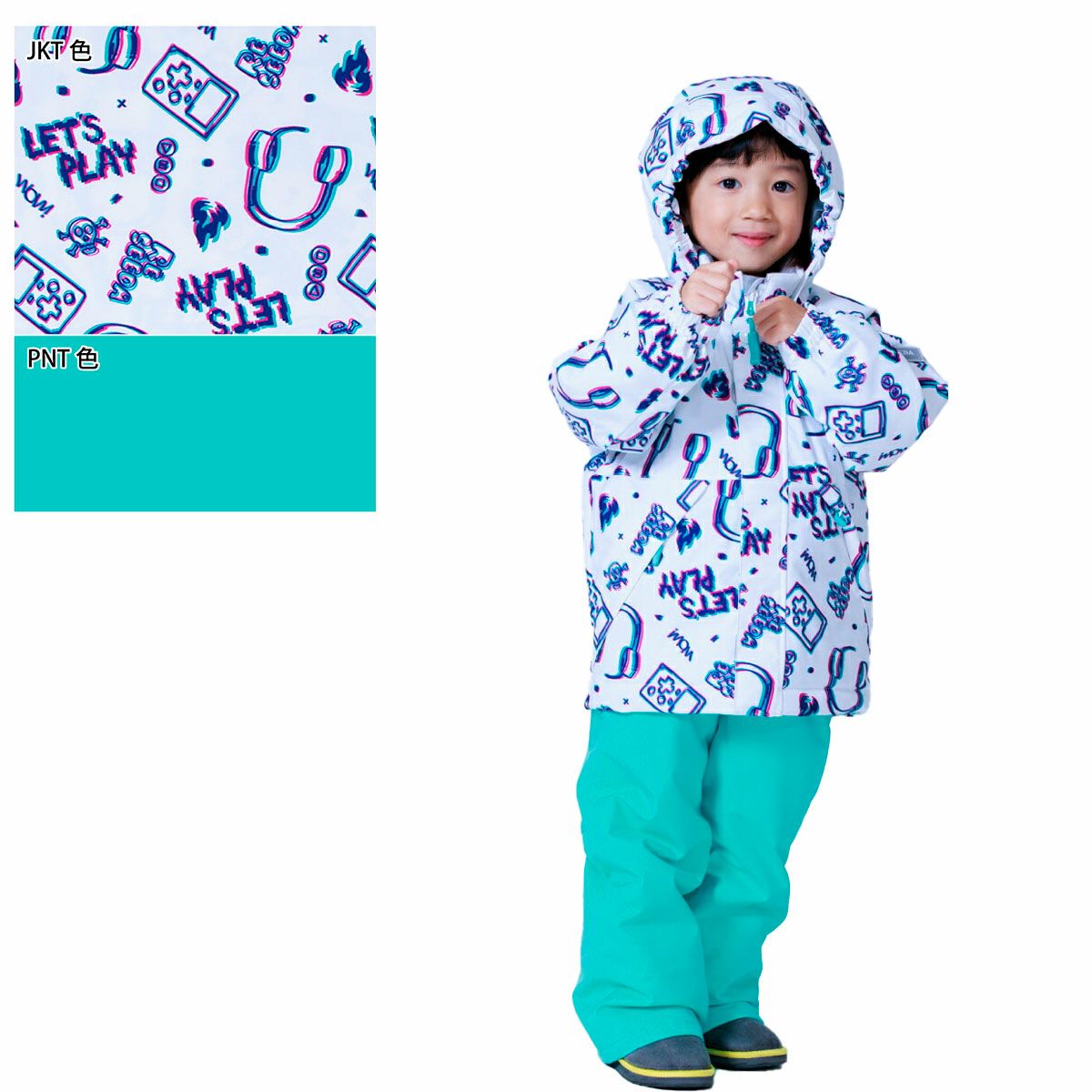 レセーダRESEEDAスノボースノボスノーボードウェアアウタージャケットパンツ上下セットTODDLERSUITトドラースーツRES58001ジュニアキッズ子ども男の子女の子25-26