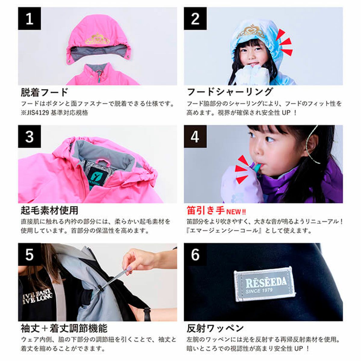 レセーダRESEEDAスノボースノボスノーボードウェアアウタージャケットパンツ上下セットTODDLERSUITトドラースーツRES58400ジュニアキッズ子ども女の子25-26