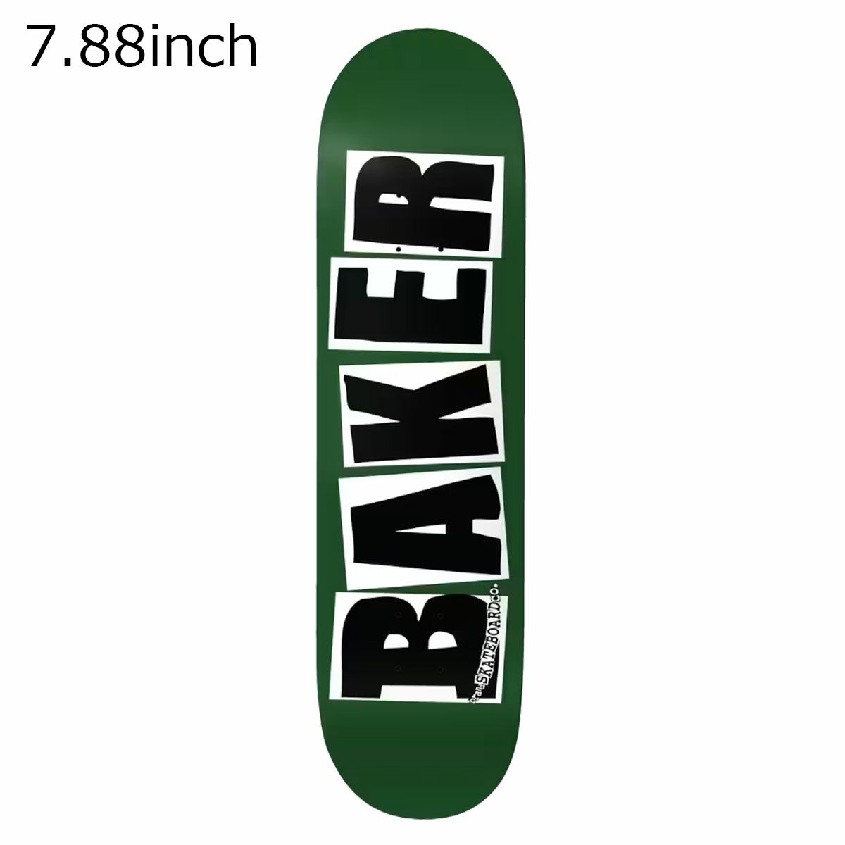 ベイカーBAKERスケボースケートボードデッキ板LogoFrstGrnDeck7.8803-01-2150