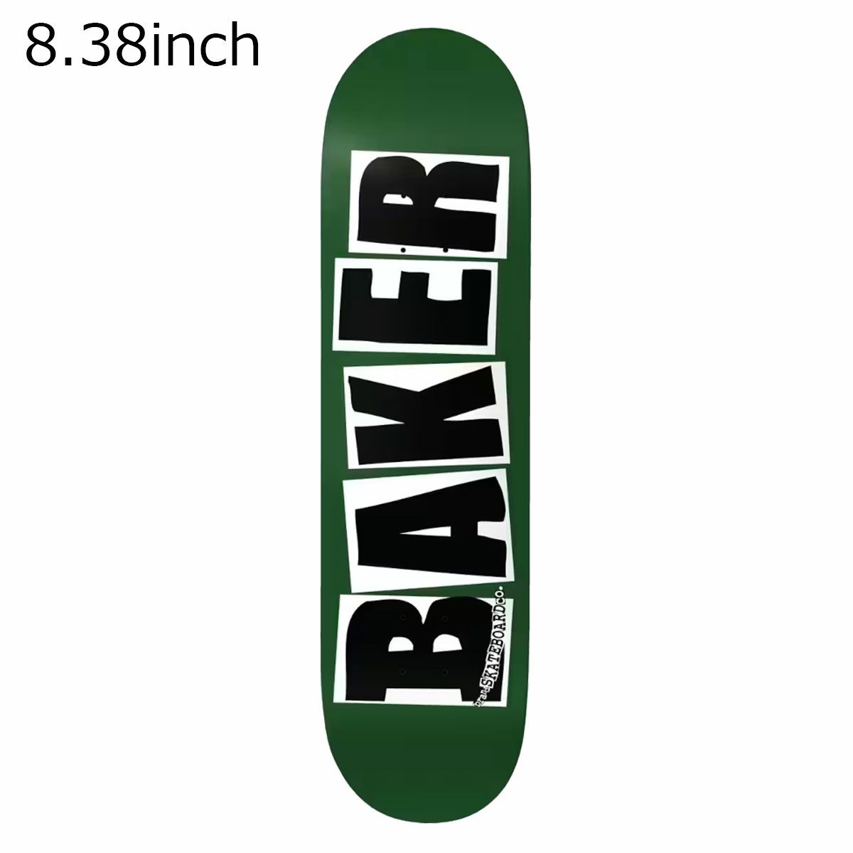 ベイカーBAKERスケボースケートボードデッキ板LogoFrstGrnDeck8.3803-01-2151
