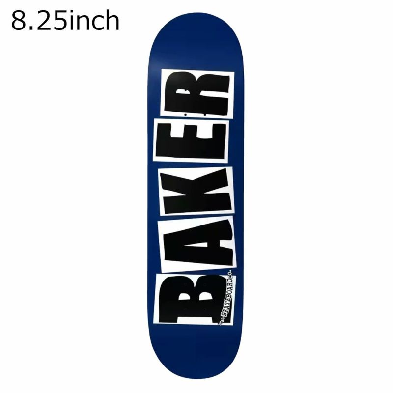 ベイカーBAKERスケボースケートボードデッキ板LogoNavyDeck8.2503-01-2155
