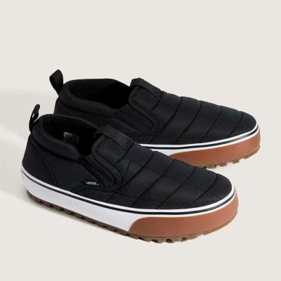 バンズVANSスノボースノボスノーボードウィンターシューズスノーブーツスノトレMTESnowLodgeSlipperMidスノーロッジスリッパミッドVN000D2ABLAメンズレディースユニセックス25-26